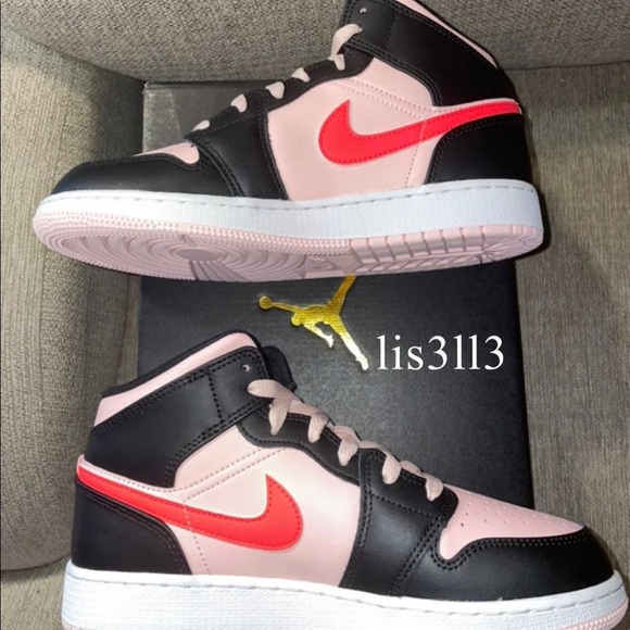 Air Jordan 1 Mid Atmosphere Infrared - Picture 3 of 12